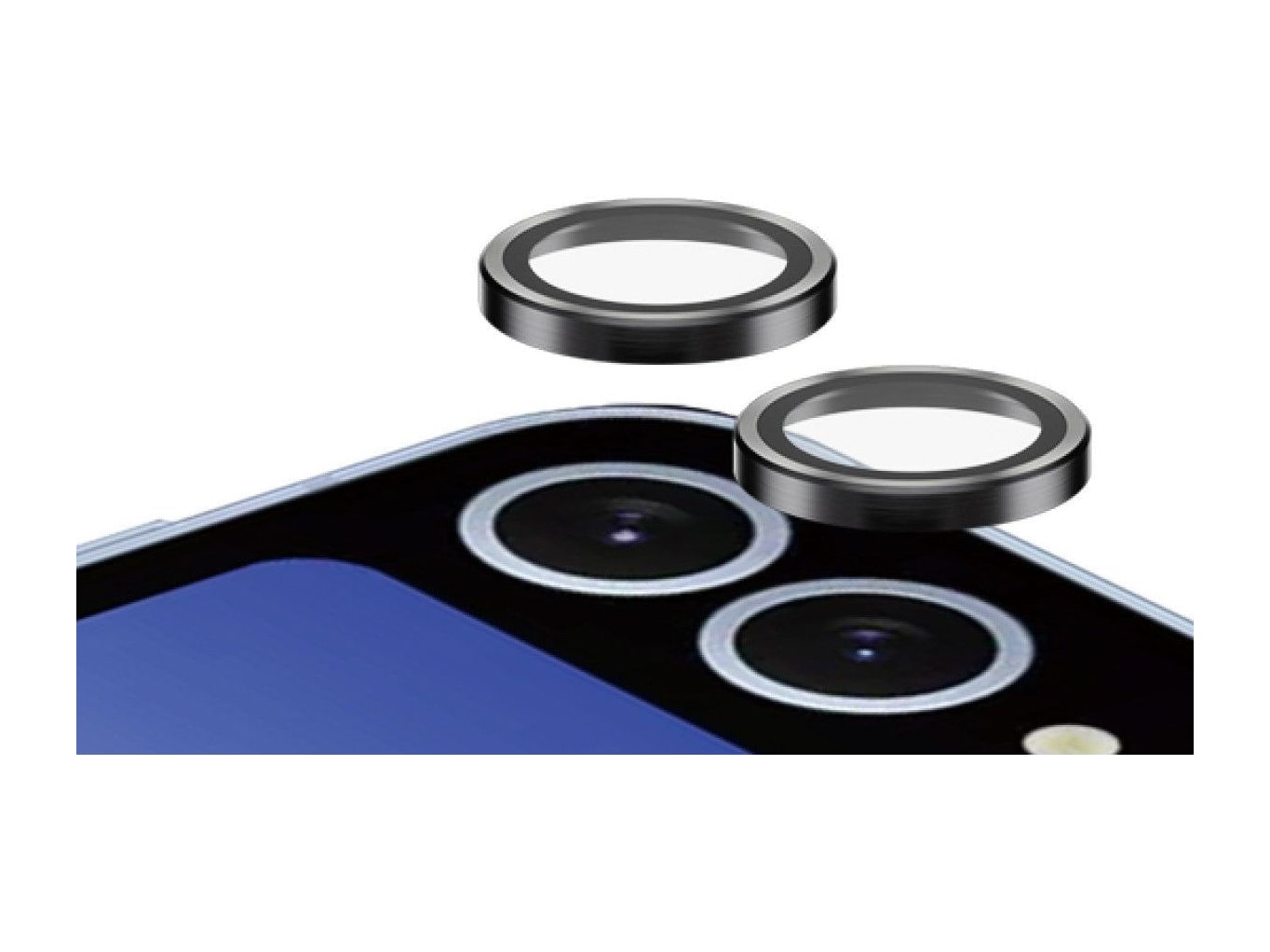 PanzerGlass - Hoops Camera Lens Protector Black Samsung Galaxy Z Flip6
