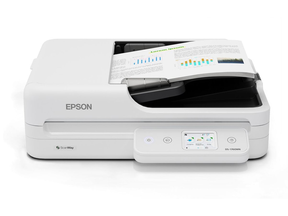Epson - DS-1760WN Wi-Fi, Ethernet Scanners