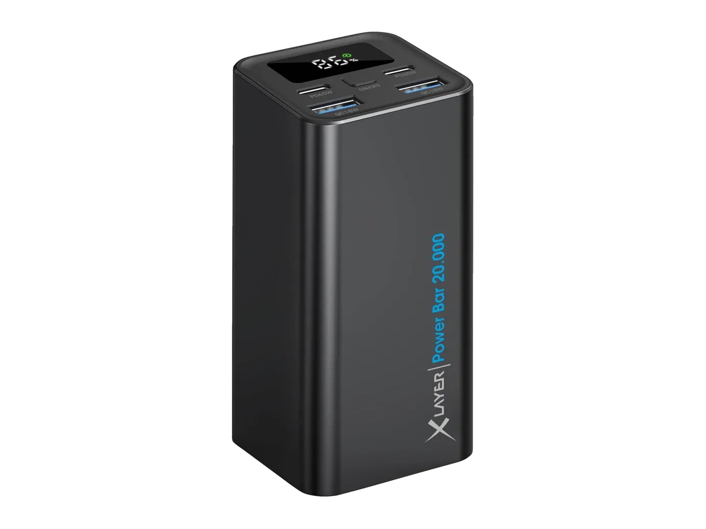 Xlayer - Power Bar 65W 20,000 mAh Black Power Banks (EU)
