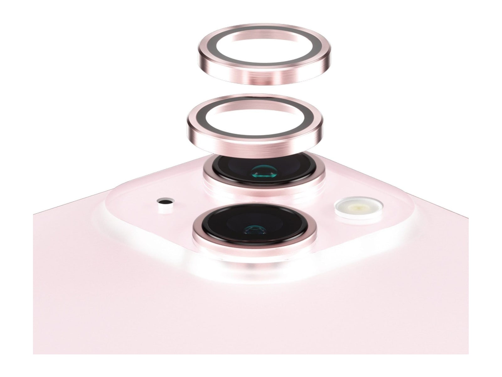 PanzerGlass - Hoops Camera Lens Protector Pink iPhone 15