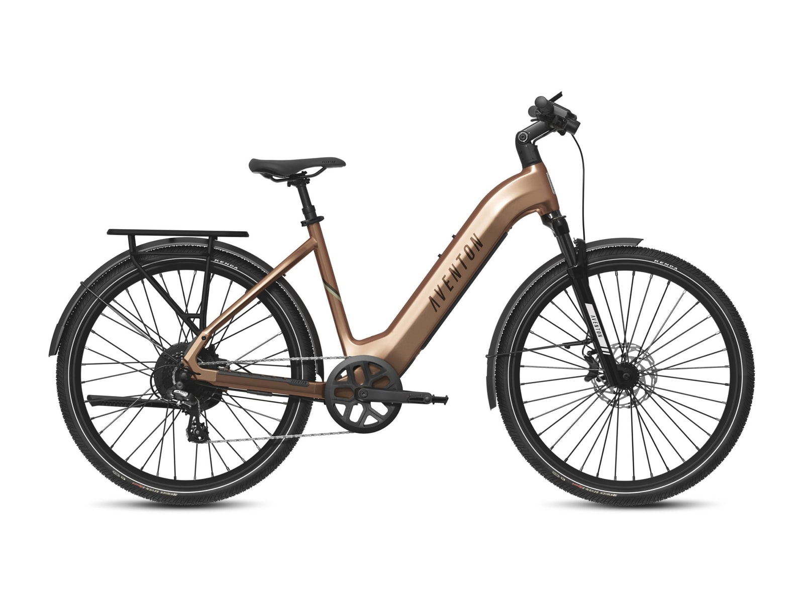 Aventon - Level 3 Step-Through Regular Sandstone Electric Bikes