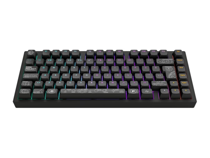 Dark Project - ALU81A Terra Nova ISO Wireless Keyboards - Black