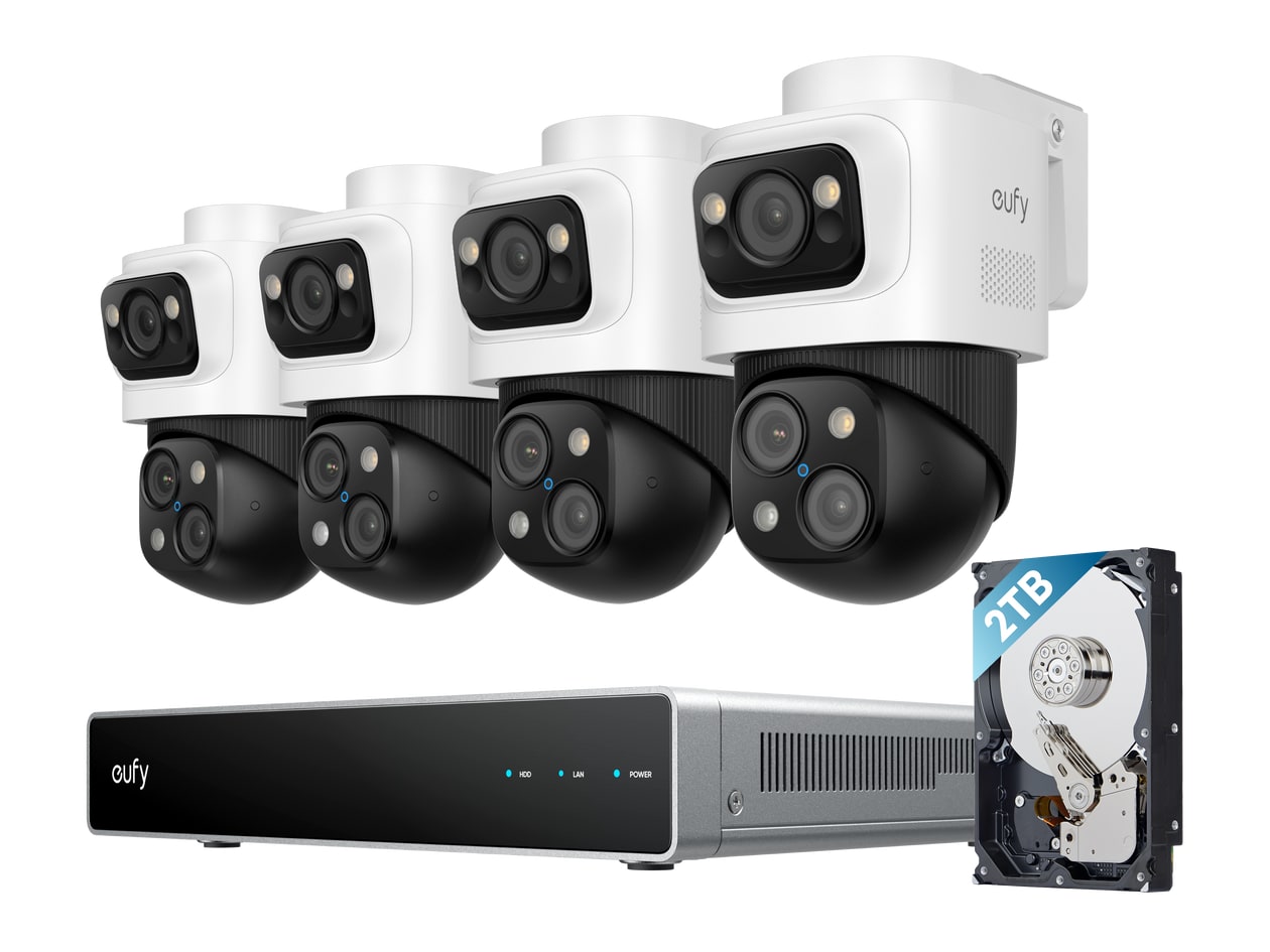 Eufy - NVR Security System S4 Max Security Cameras