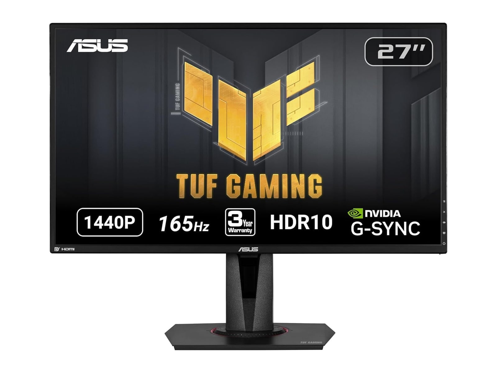 ASUS - 27" TUF Gaming VG27AQ QHD 165Hz Gaming Monitors