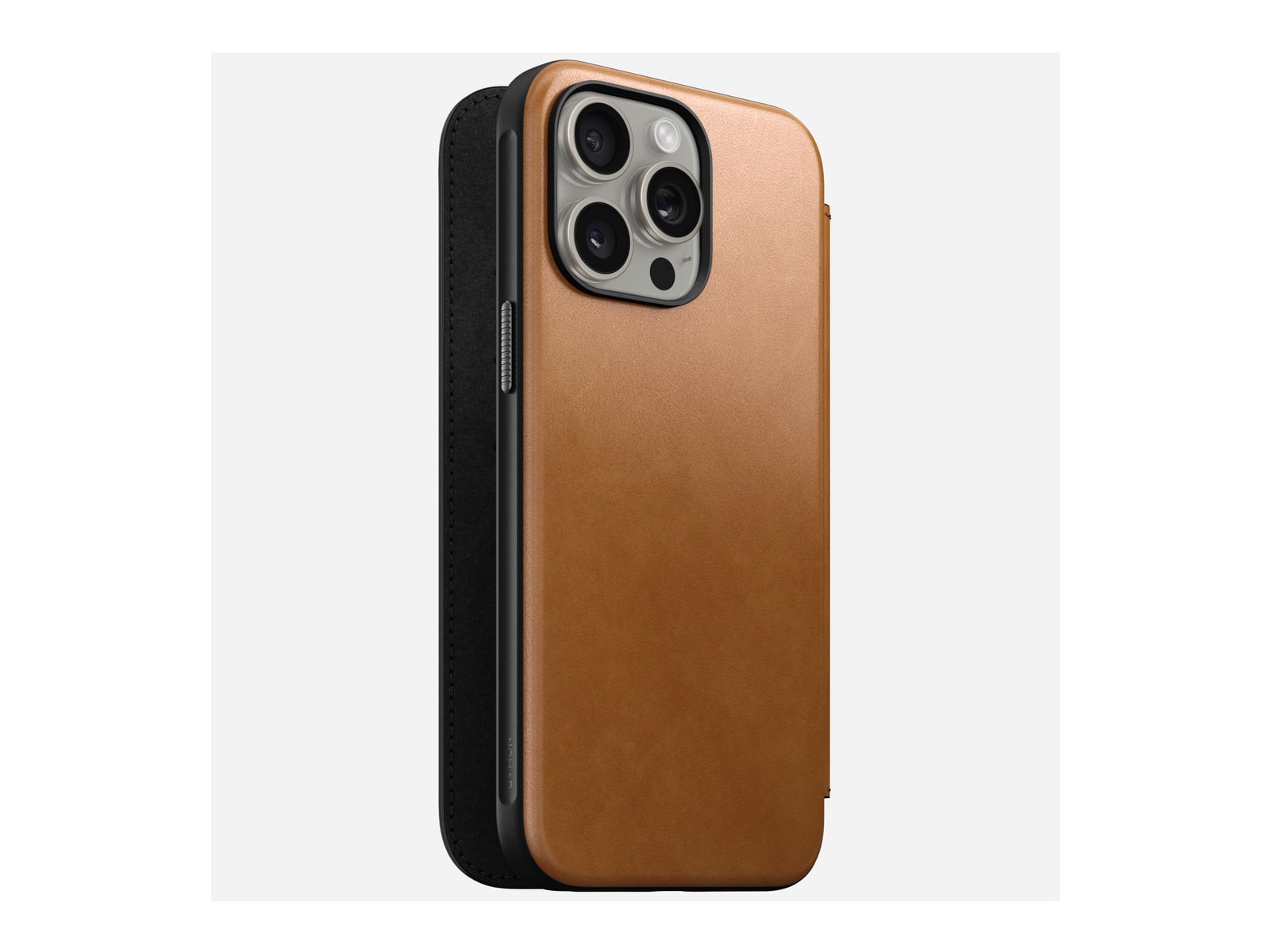 Nomad - Modern Leather Folio - iPhone 15 Pro Max - English Tan