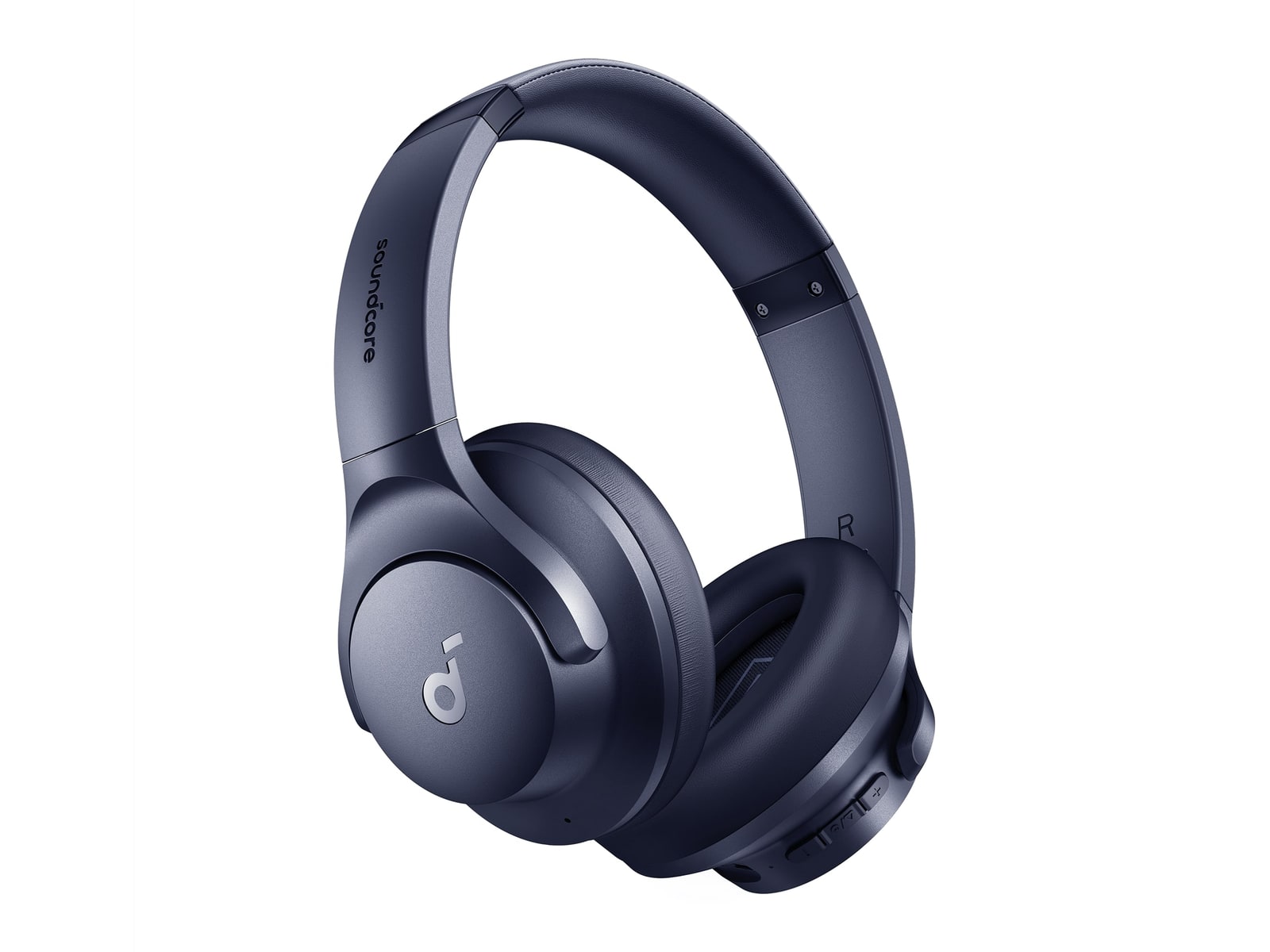 Soundcore - Q20i Bluetooth Over-Ear Headphones - Navy Blue