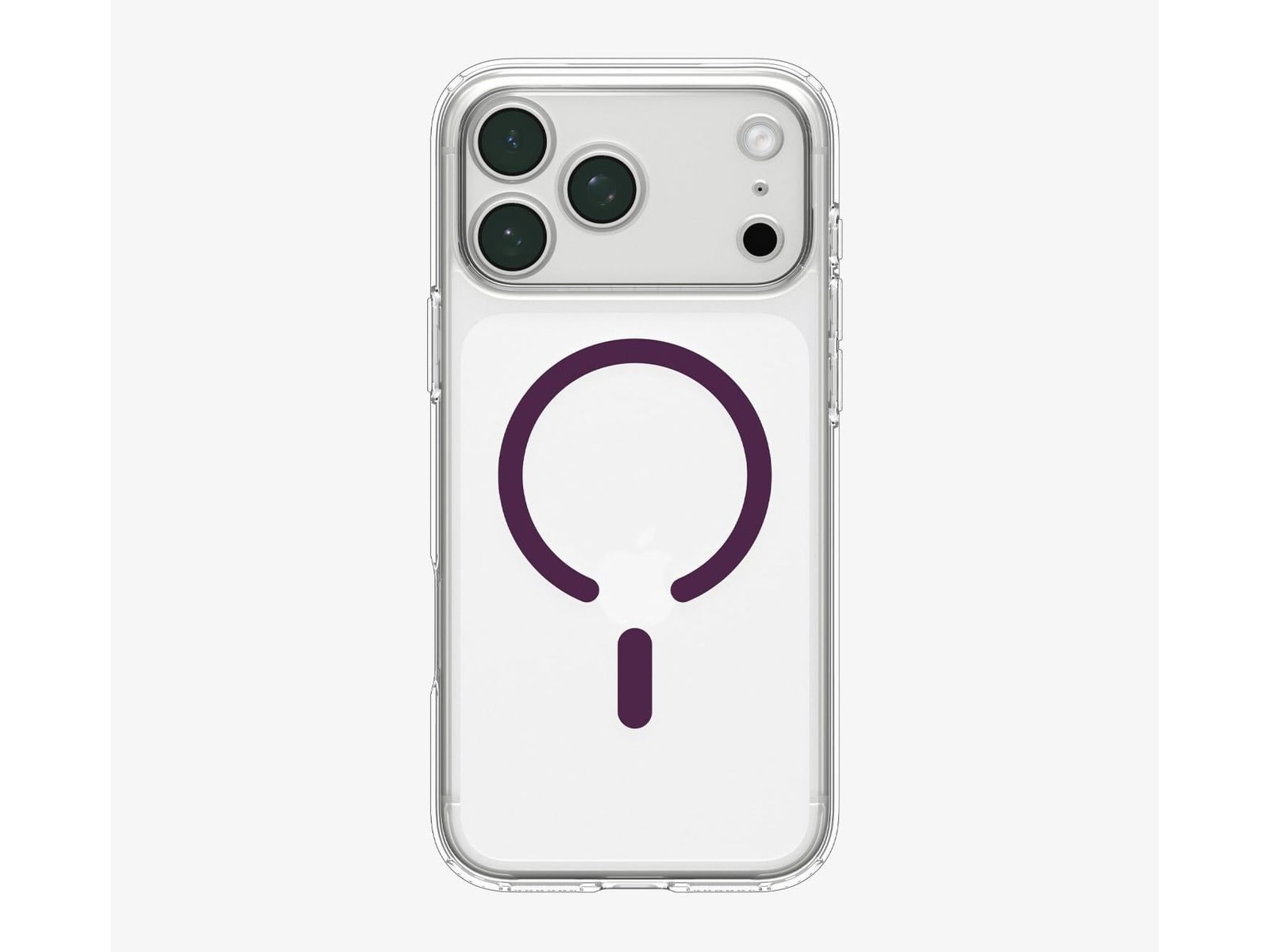 Spigen - Ultra Hybrid (Mag Fit) - iPhone 18 Pro - Clear Dark Cherry