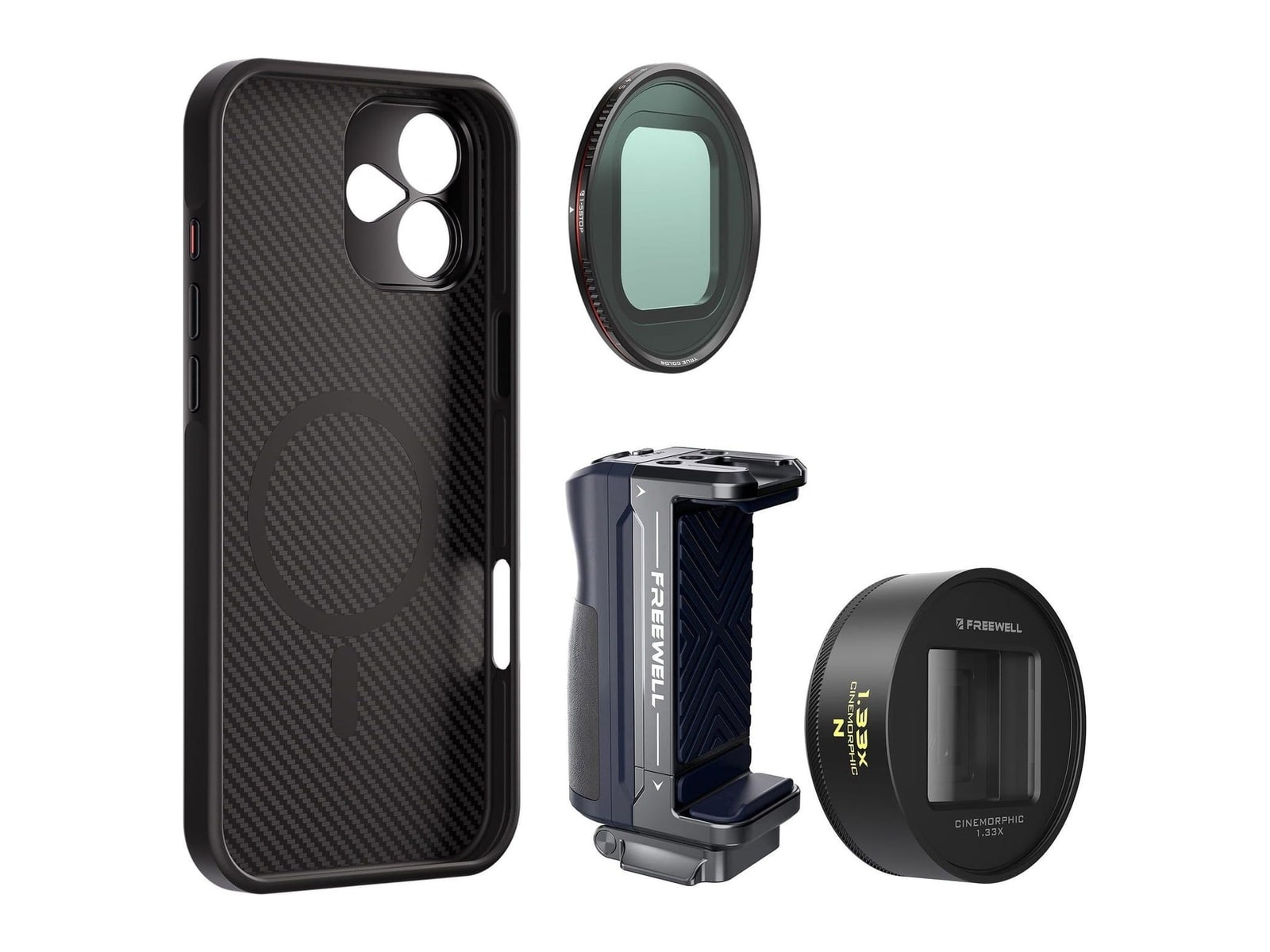 Freewell - iPhone Pro Filmmaker Cine Pro Kit Neutral / iPhone 16 Plus Camera Accessories - Neutral
