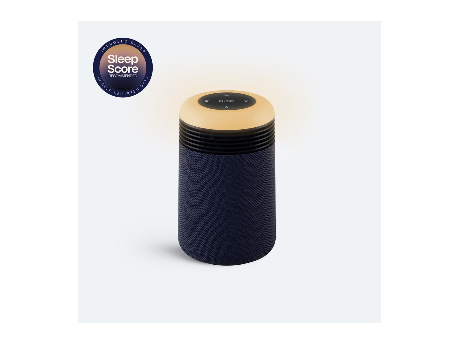 Blueair - Mini Restful Sunrise Clock Air Purifier Midnight Air Purifiers