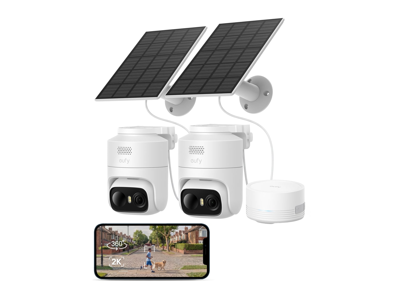 Eufy - eufyCam C37 2 Pack and HomeBase Mini Bundle Security Cameras
