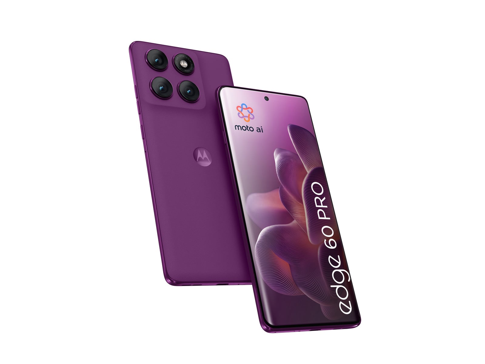 Motorola - Edge 60 Pro 5G 512GB - Sparkling Grape