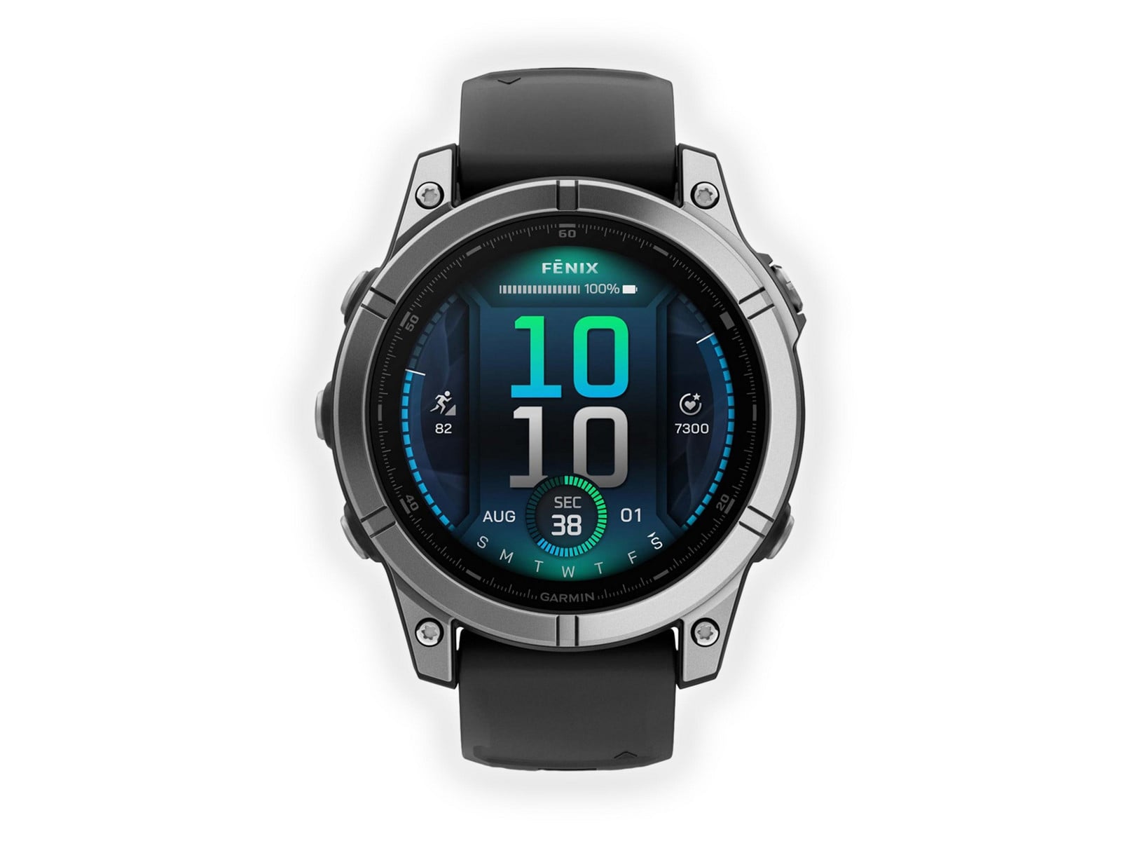 Garmin - fenix E AMOLED Smart Watches - Black