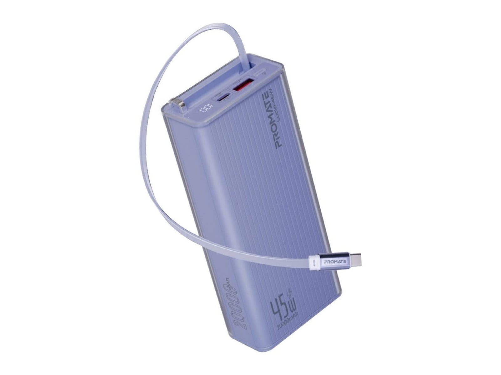 Promate - Lucid-45W Purple Power Banks