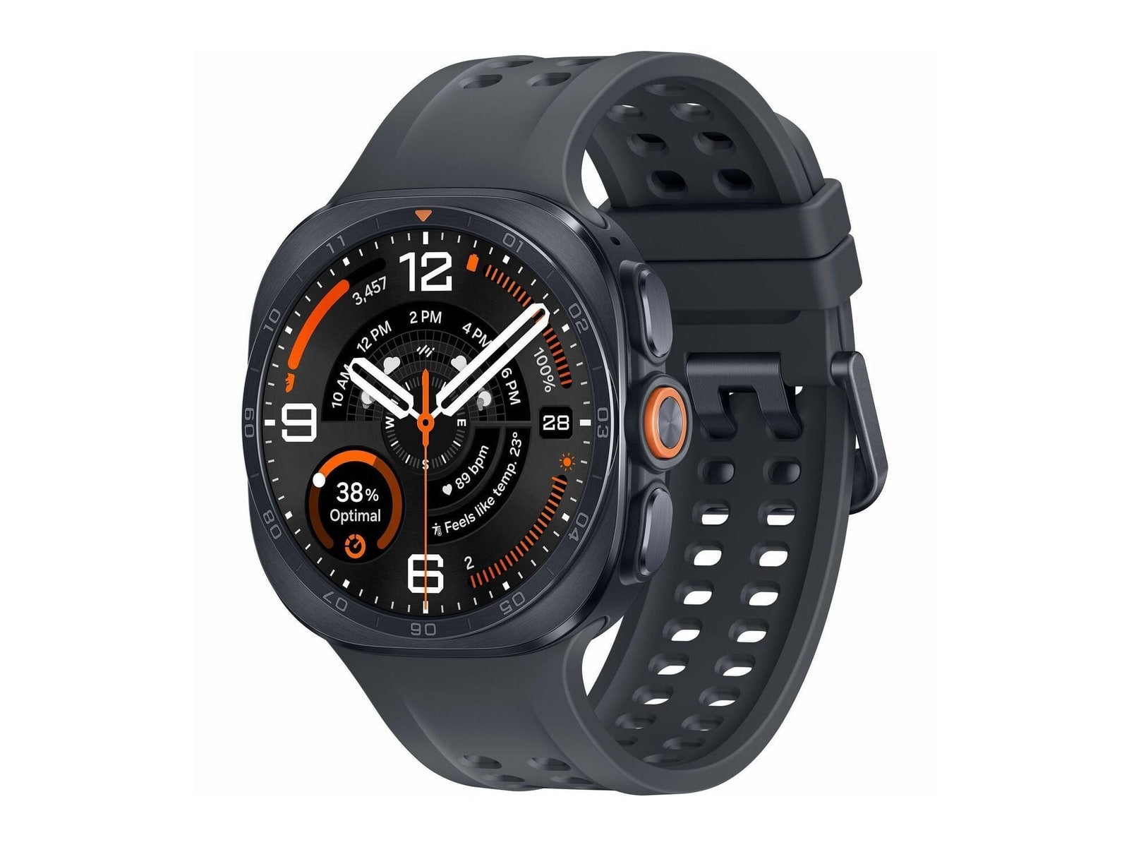 Samsung - Galaxy Watch Ultra2 47mm LTE 800mAh Battery Titanium Gray Smart Watches - Titanium Gray