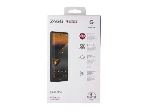 ZAGG - InvisibleShield Glass Elite Screen Protector - Google Pixel 6a - Clear