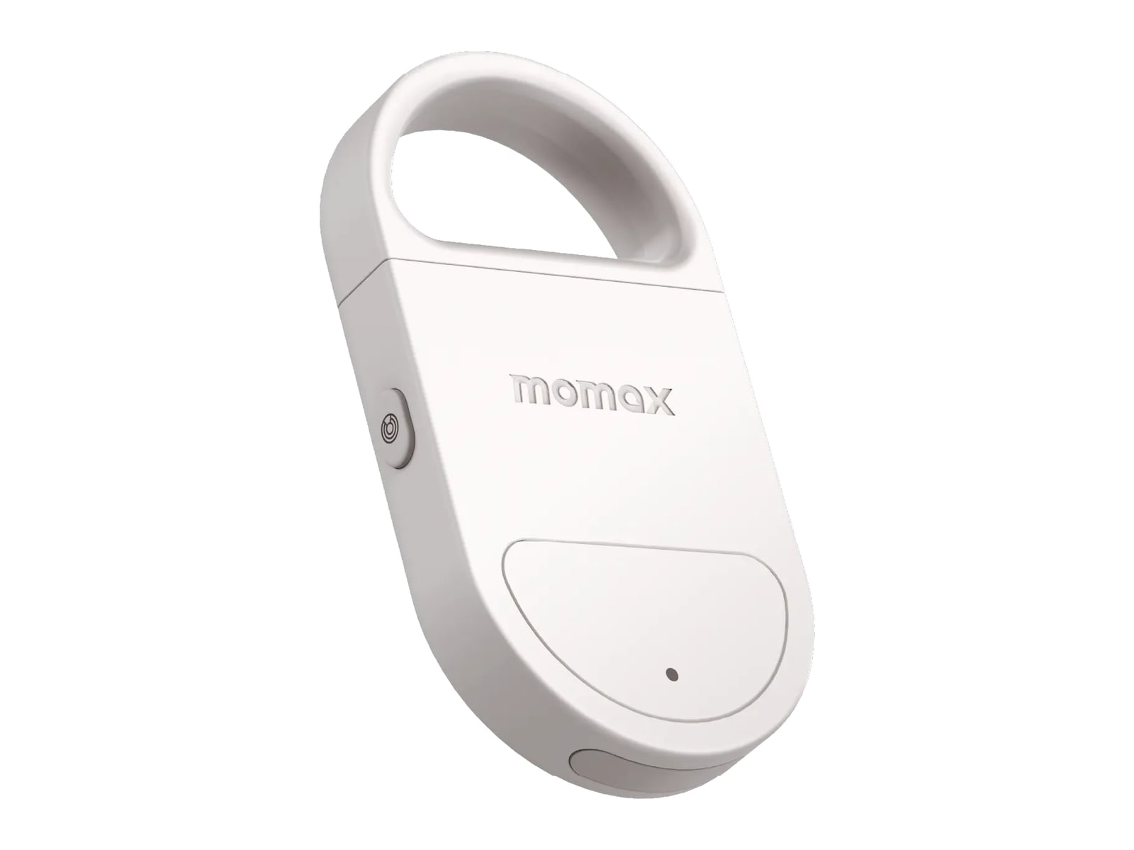 MOMAX - PinBuzz Rechargeable Anti-Theft Personal Alarm Bluetooth Trackers - White