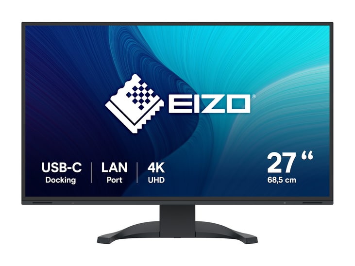 EIZO - 27" FlexScan EV2740X 4K UHD 60Hz 4K/5K Monitors - Black