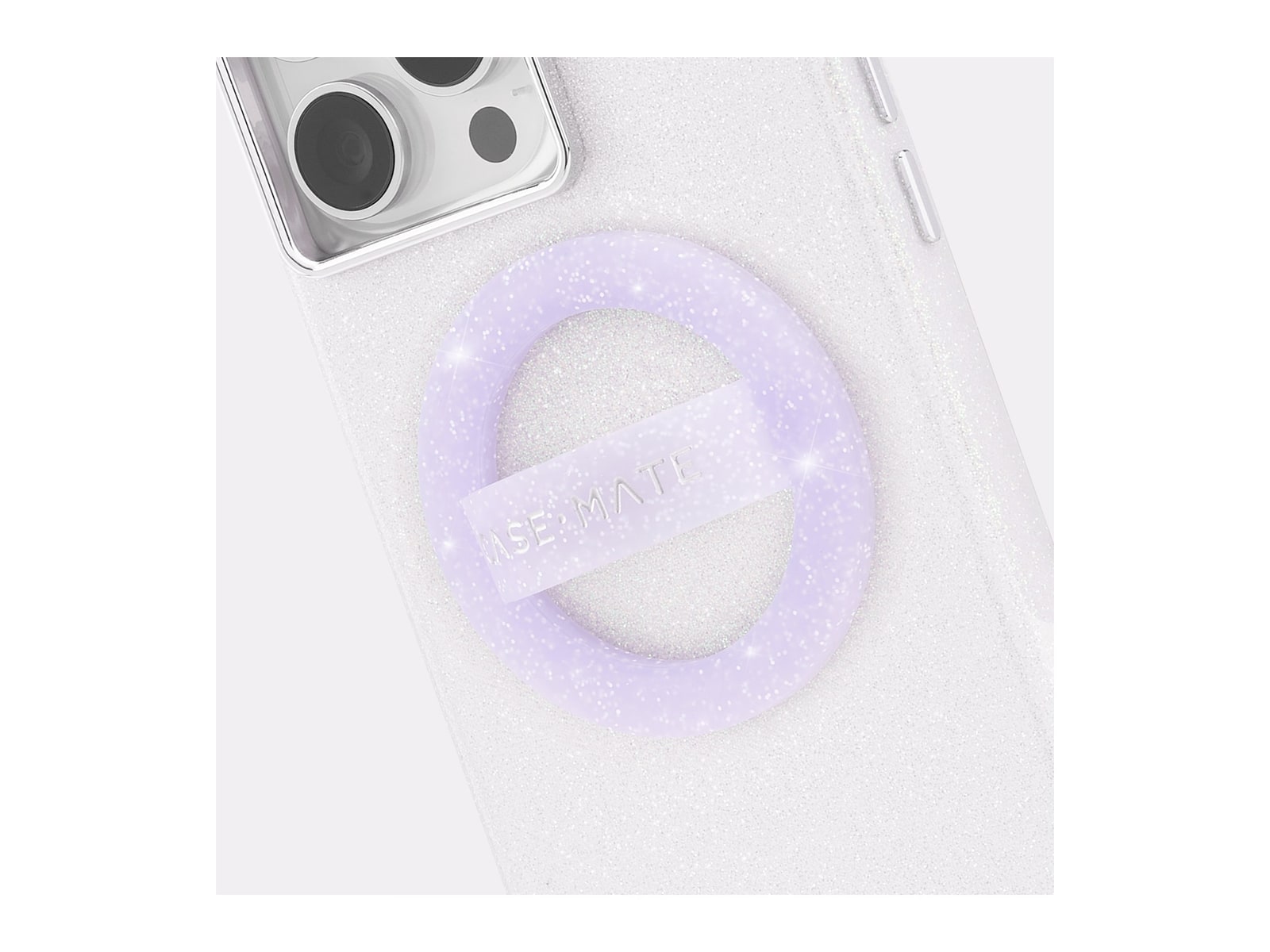 Case-Mate - MagSafe Loop Grip - Purple Sparkle