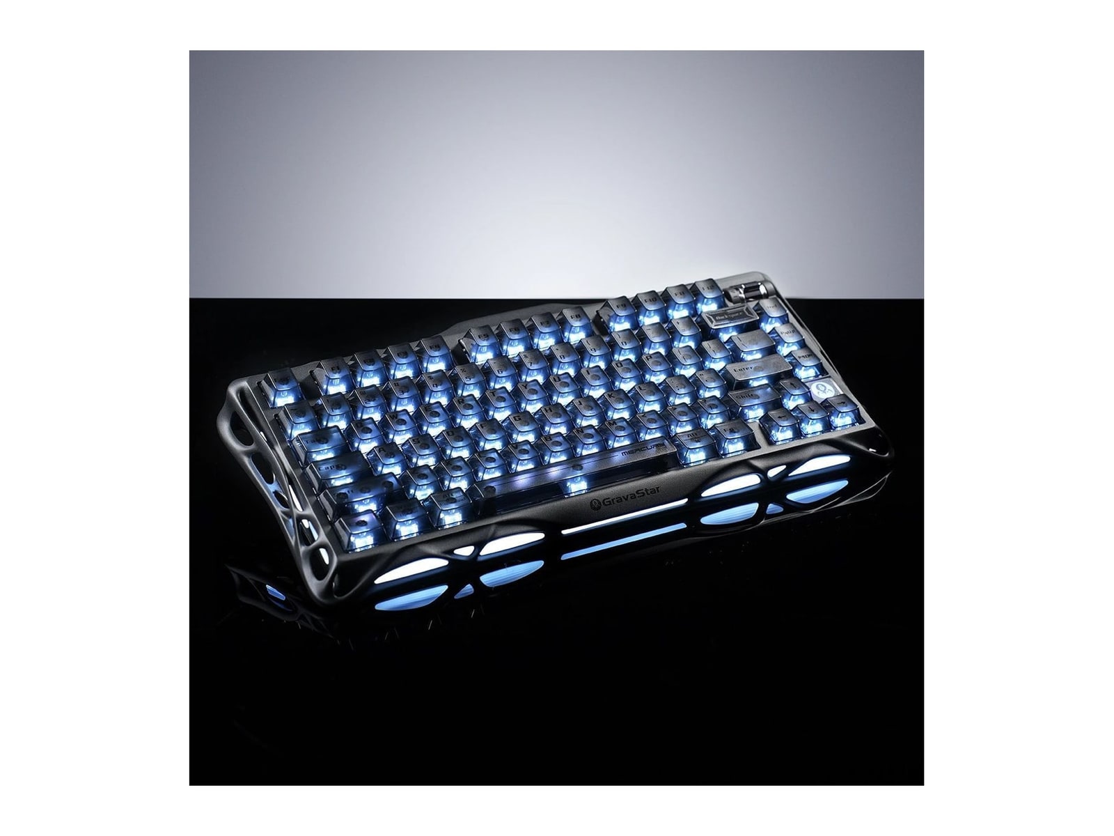 GravaStar - Mercury K1 Mechanical Keyboards - Stealth Black