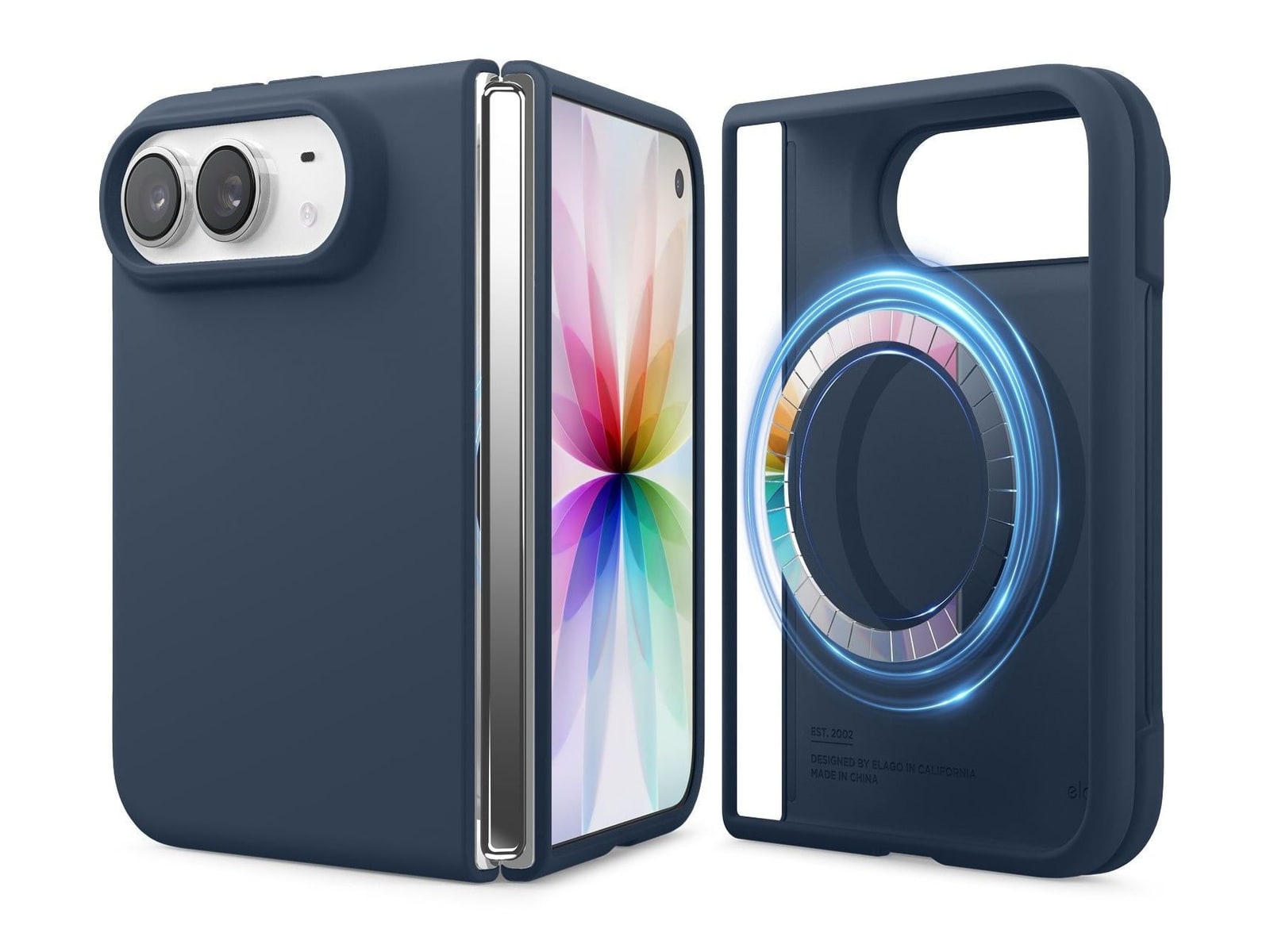 elago - MagSafe Silicone Case - iPhone Duo - Jean Indigo