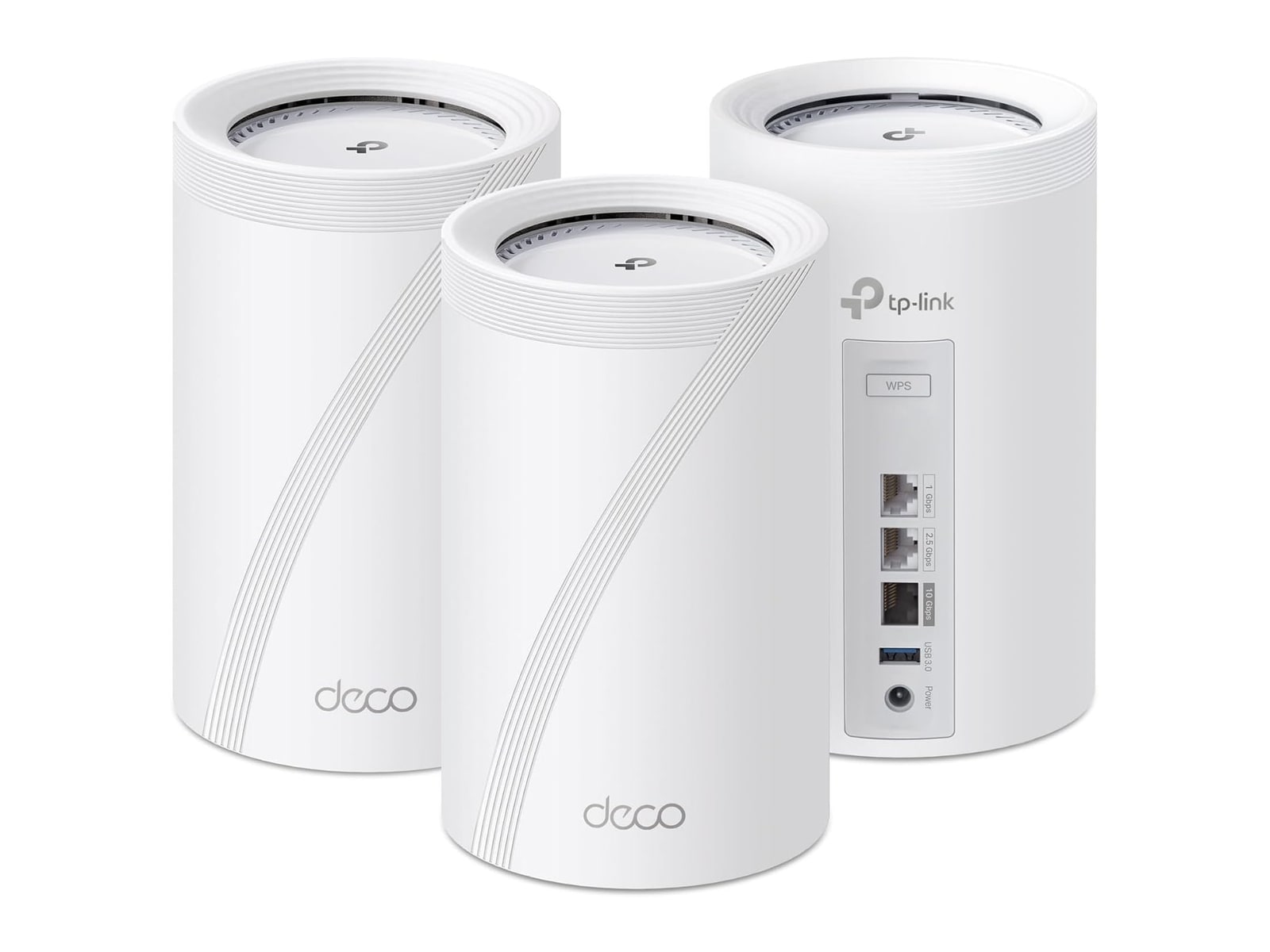 TP-Link - Deco BE67 3-Pack Tri-Band Wi-Fi 7 (802.11be) Mesh Wi-Fi Systems