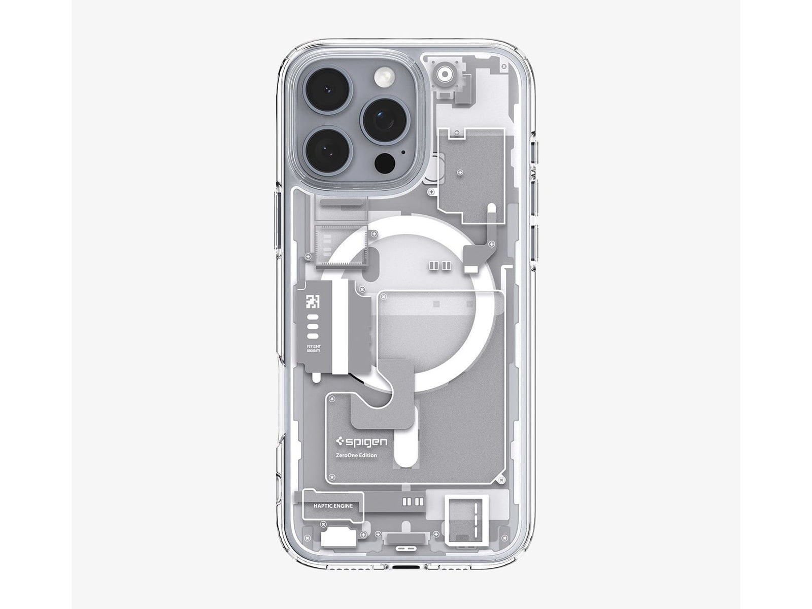 Spigen - Ultra Hybrid Zero One (Mag Fit) - iPhone 16 Pro Max - Zero One White