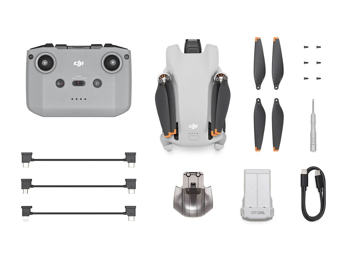 DJI - Mini 3 Drone Combo With RC-N1 Remote Controller Consumer Drones