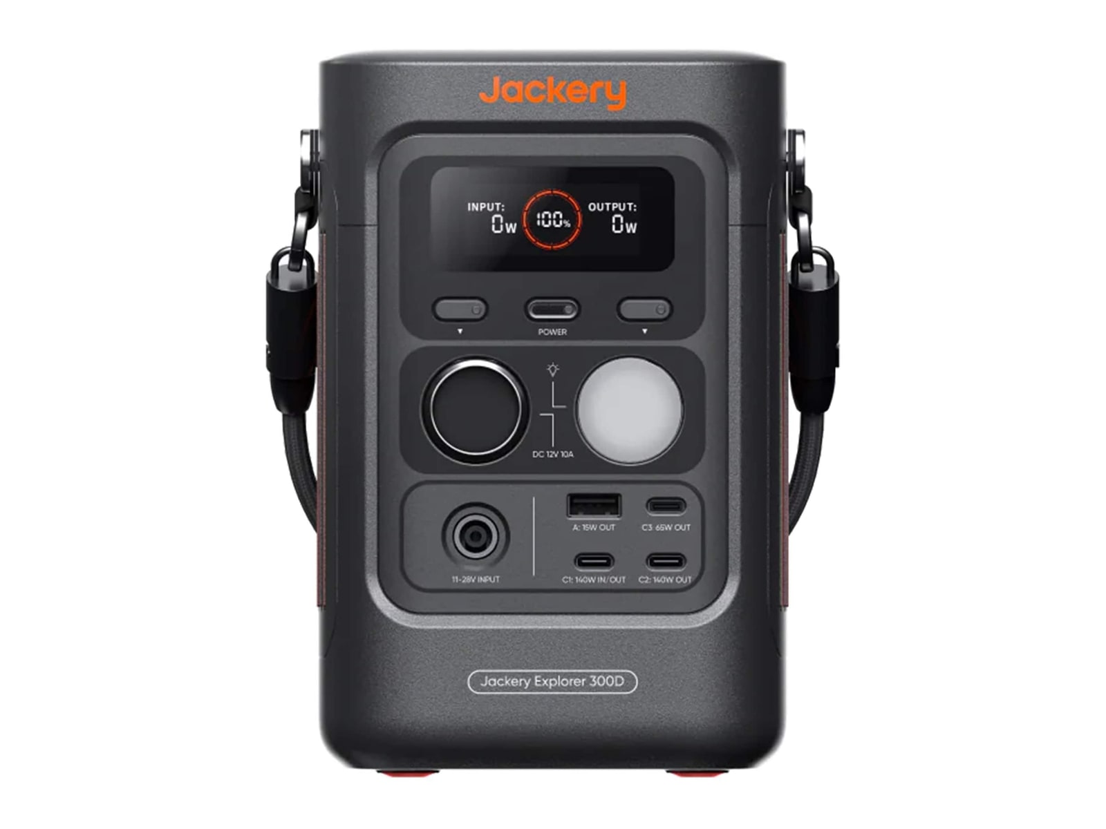 Jackery - Explorer 300D 288Wh Portable Power Stations - Black