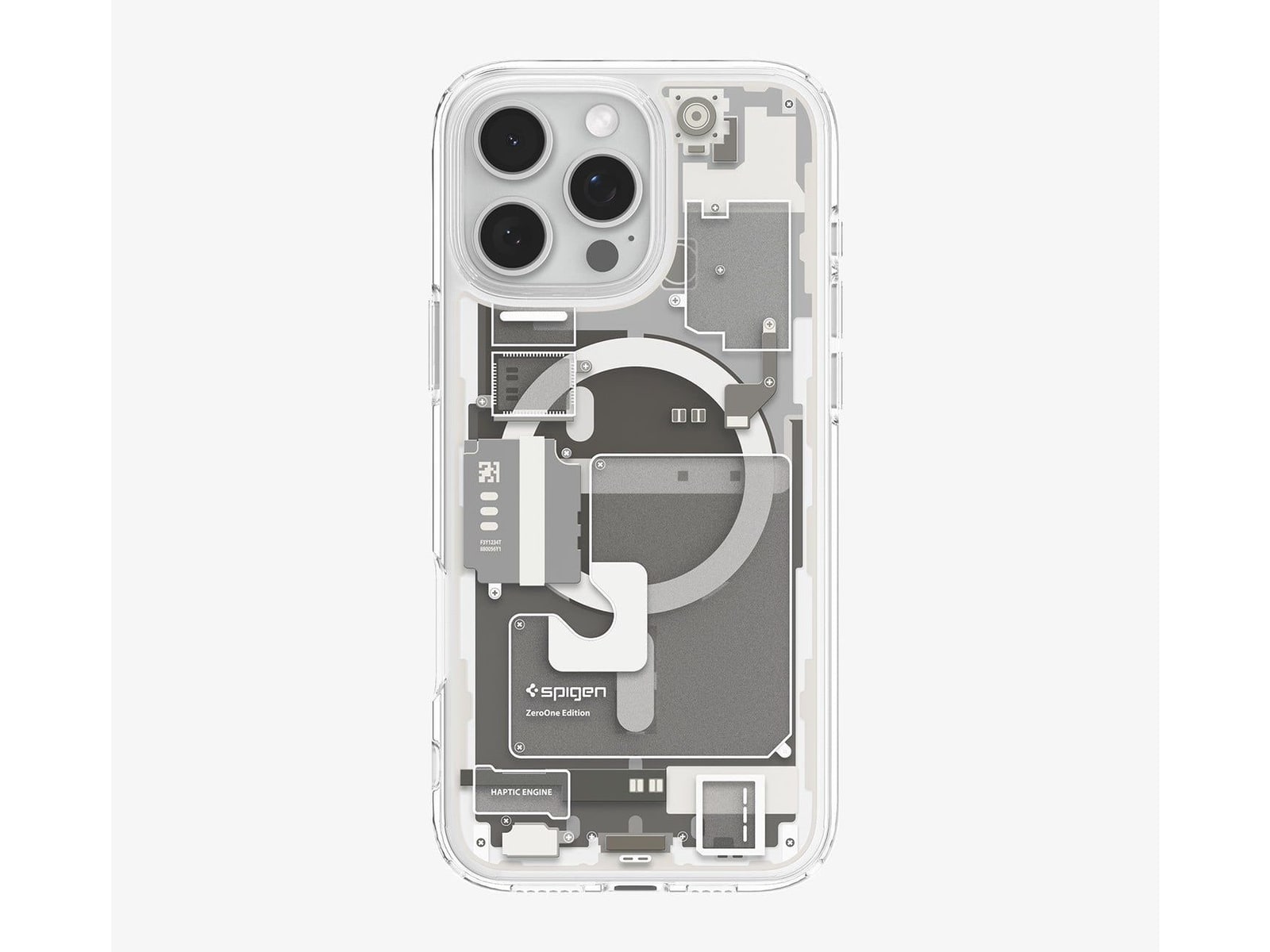 Spigen - Ultra Hybrid Zero One (Mag Fit) - iPhone 16 Pro - Zero One Natural Titanium