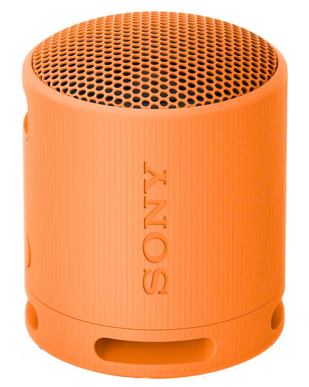 Sony - SRSXB100 Bluetooth 5.3 Portable Speakers - Orange