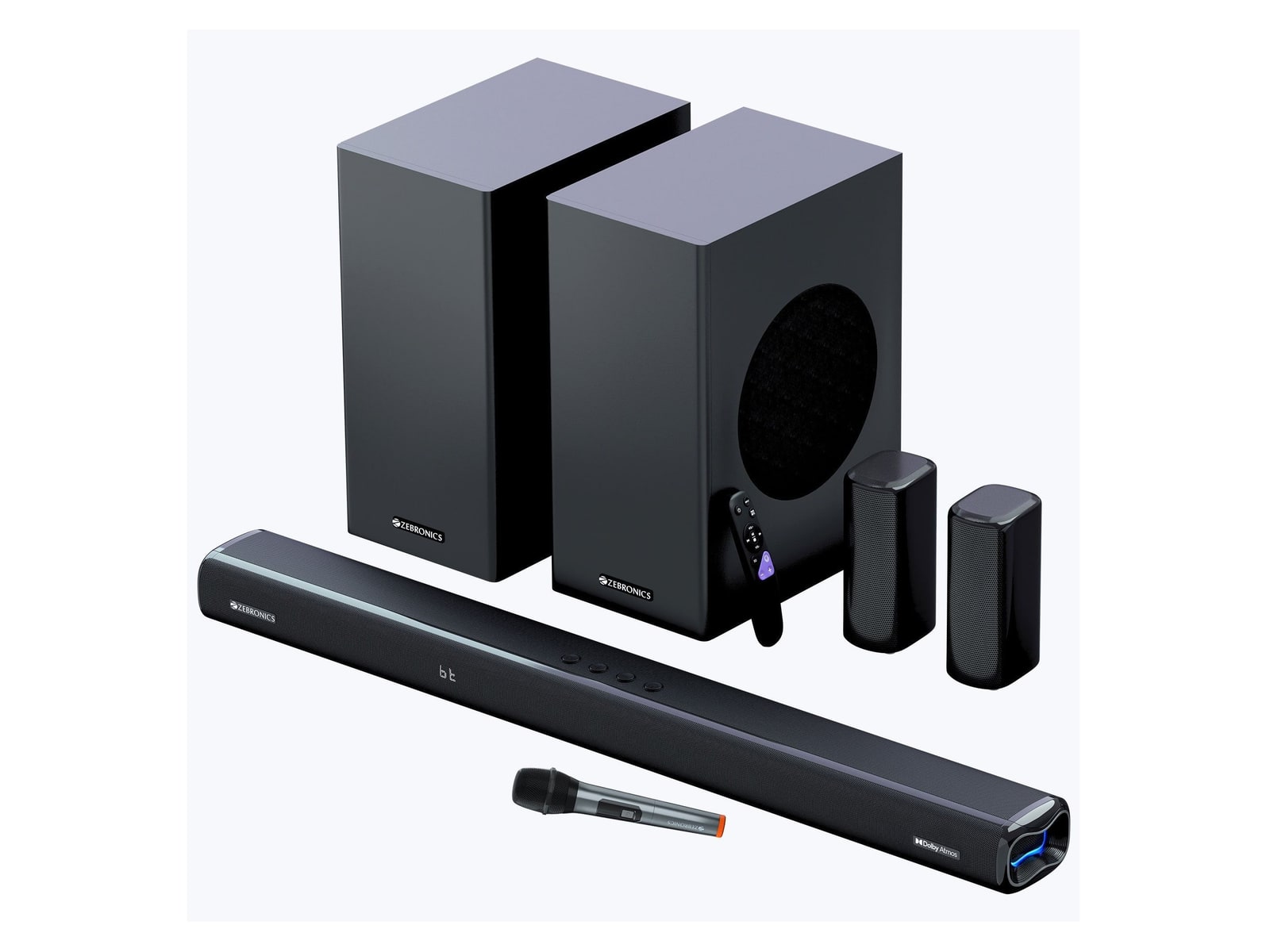 Zebronics - Zeb Juke bar 9850 DWS Pro Dolby Atmos Soundbars
