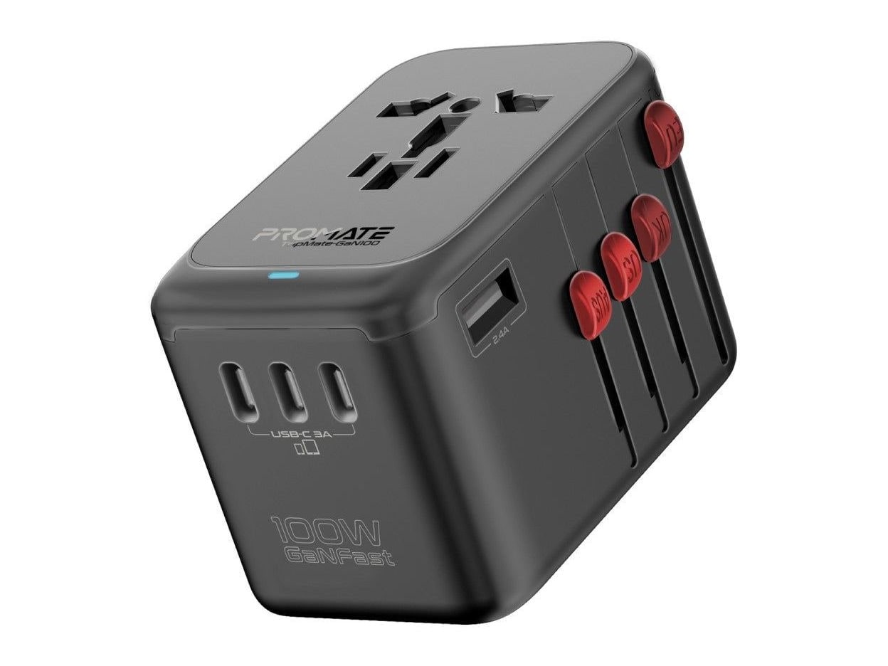 Promate - TripMate-GaN100 Wall Chargers