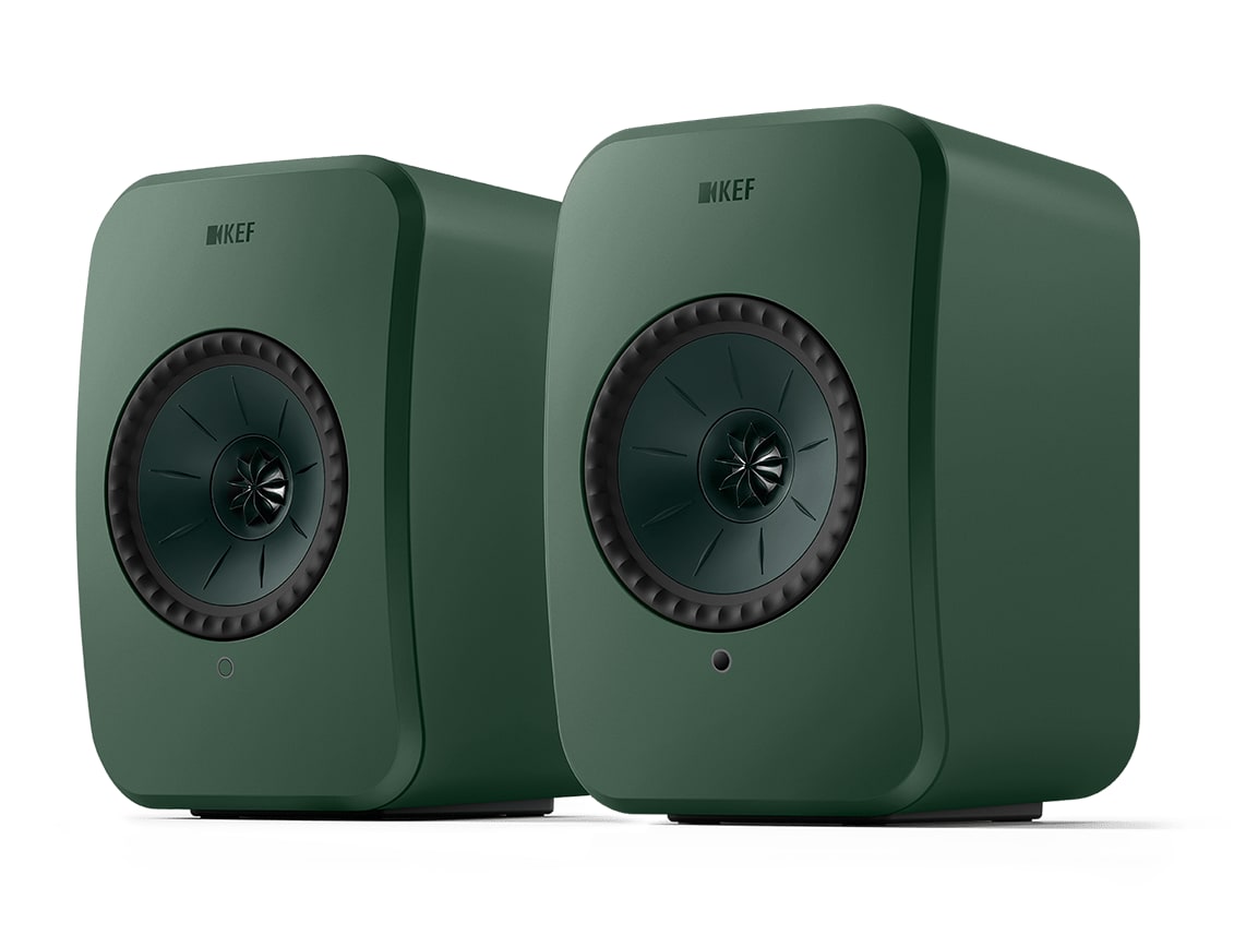 KEF - LSX II LT HDMI ARC, Wi-Fi, Bluetooth Speakers - Sage Green