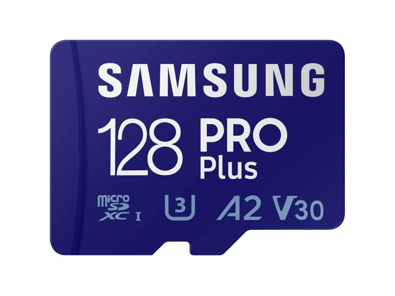 Samsung - PRO Plus 128 GB Storage Drives - UHS-I / U3 / Class 10 / A2 / V30