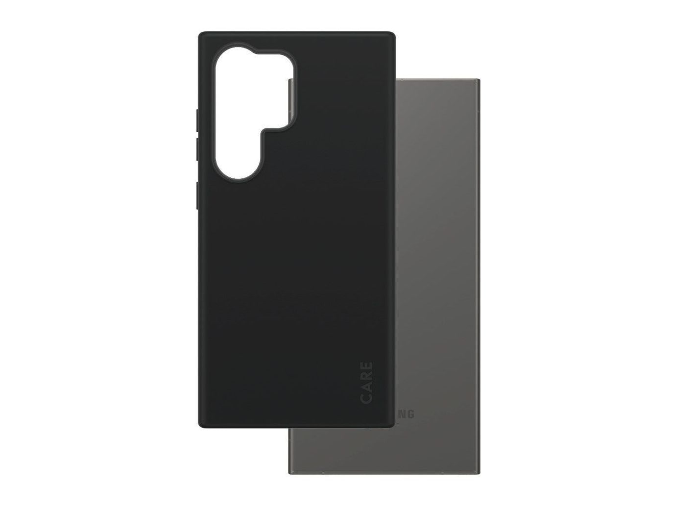 PanzerGlass - CARE Case Black w. Qi Compatible Samsung Galaxy S24 Ultra