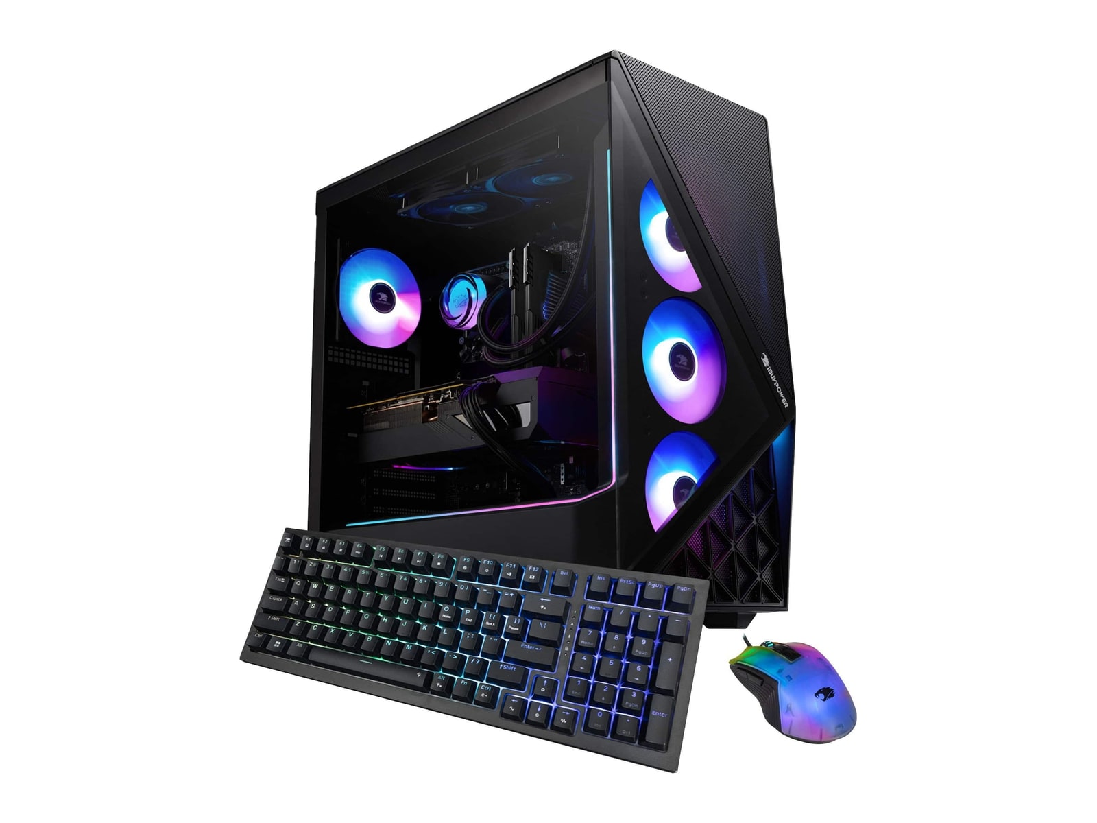 iBUYPOWER - Slate SBA9N5801 - AMD Ryzen 9 7900X chip - 32GB Memory - 2TB SSD - Black