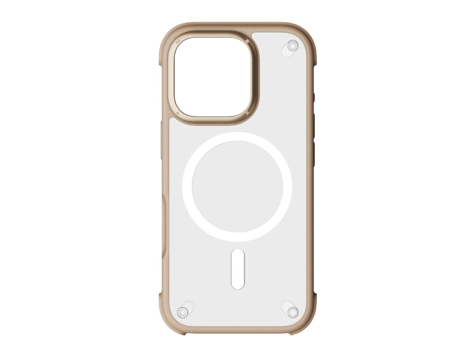 MOMAX - CaseFORM Air Shock Proof Case - iPhone 16 Pro Max - Sandstone