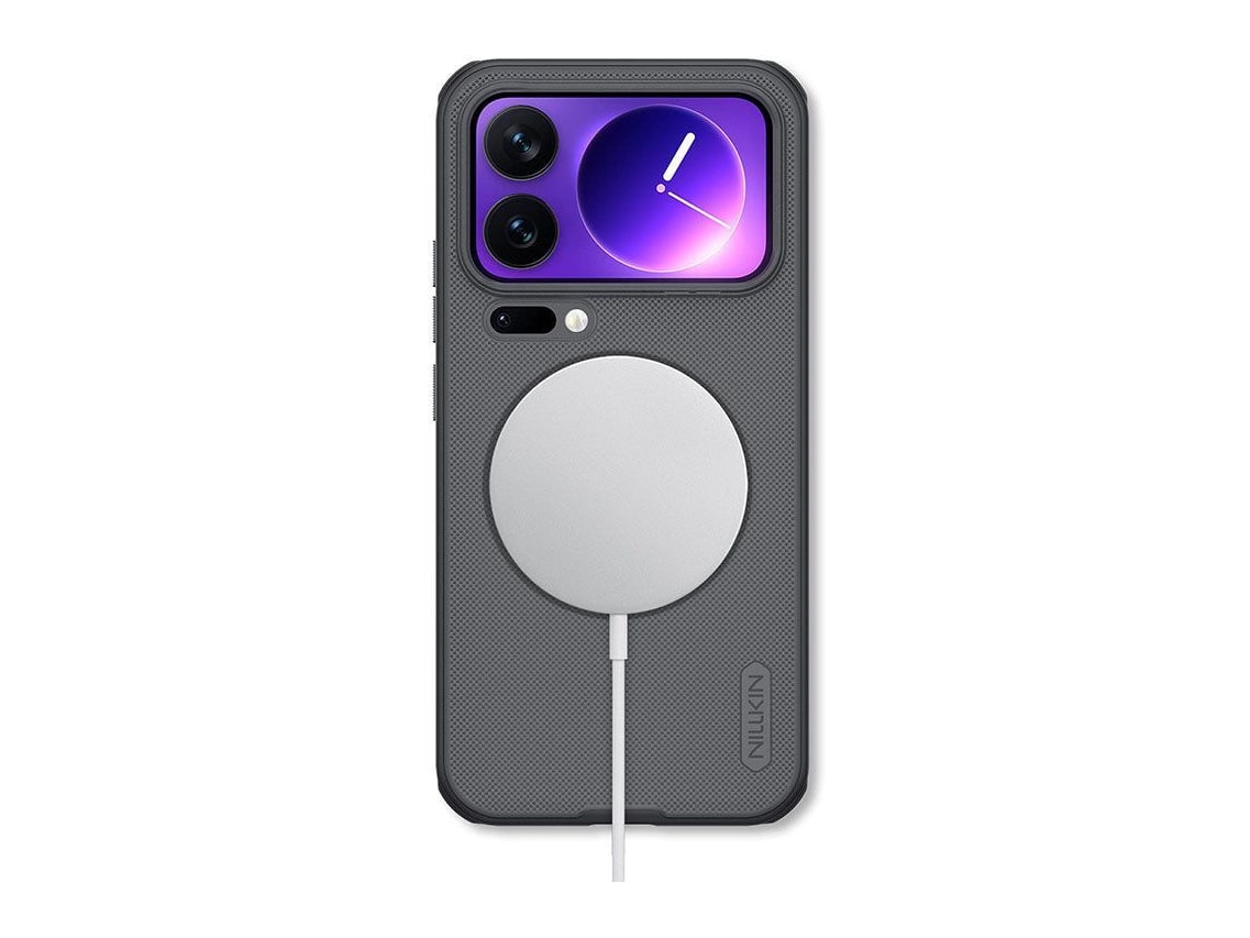 Nillkin - MagSafe Compatible Super Frosted Shield Pro Case - Xiaomi 17 Pro Max - Translucent Black