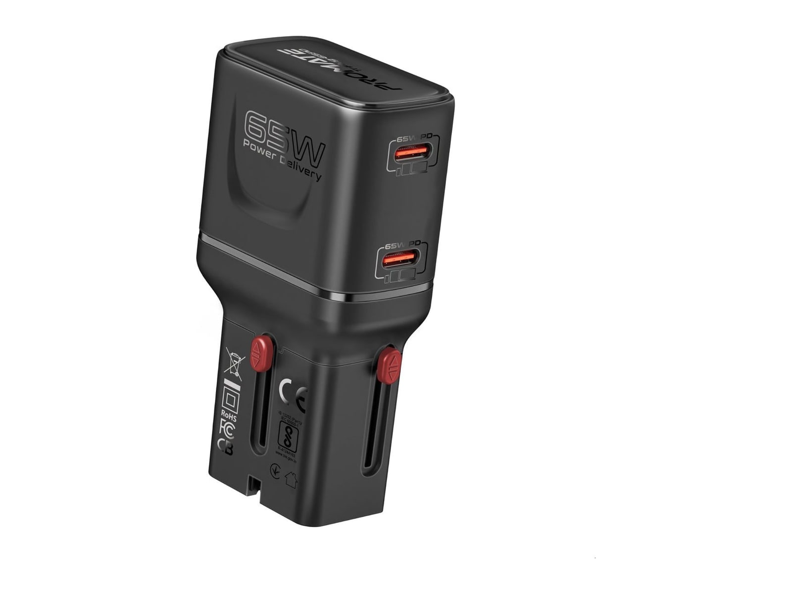 Promate - TriPlug-65PD Wall Chargers