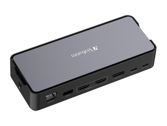 Verbatim - USB-C Pro CDS-15 15-Port Docking Stations - Gray