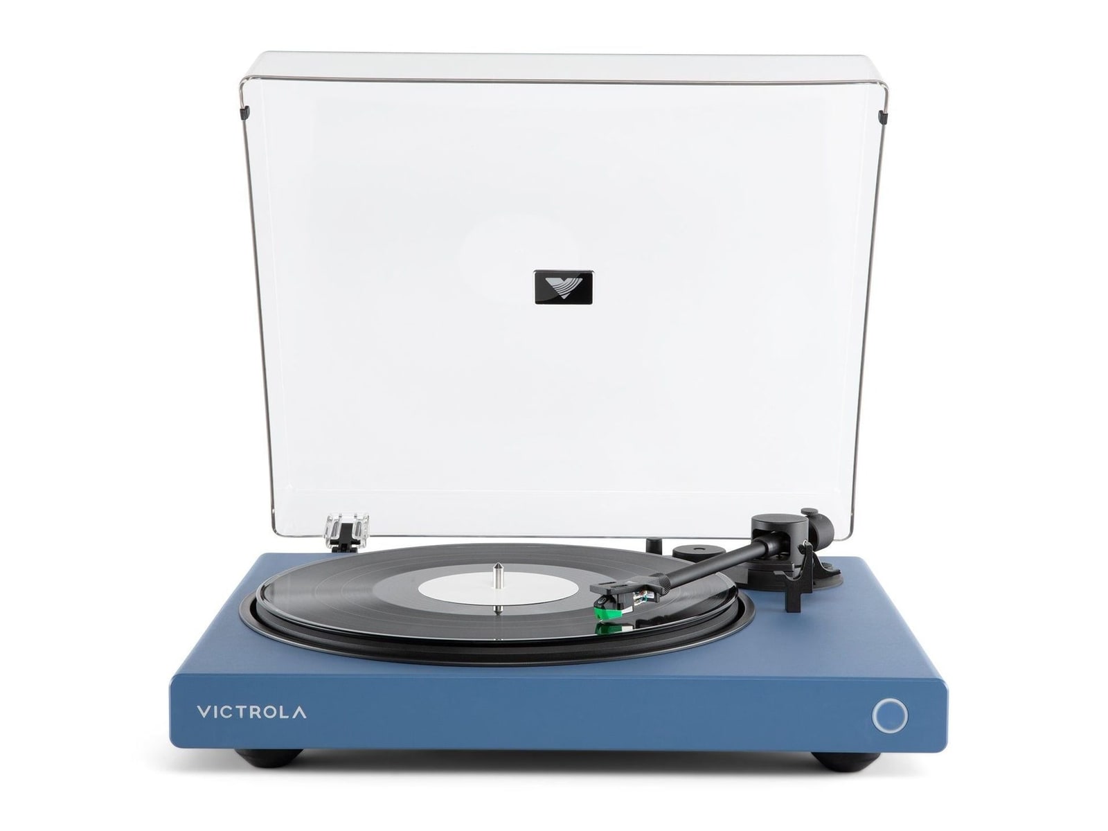 Victrola - Wave Bluetooth Turntables & CD Players - Matte Blue