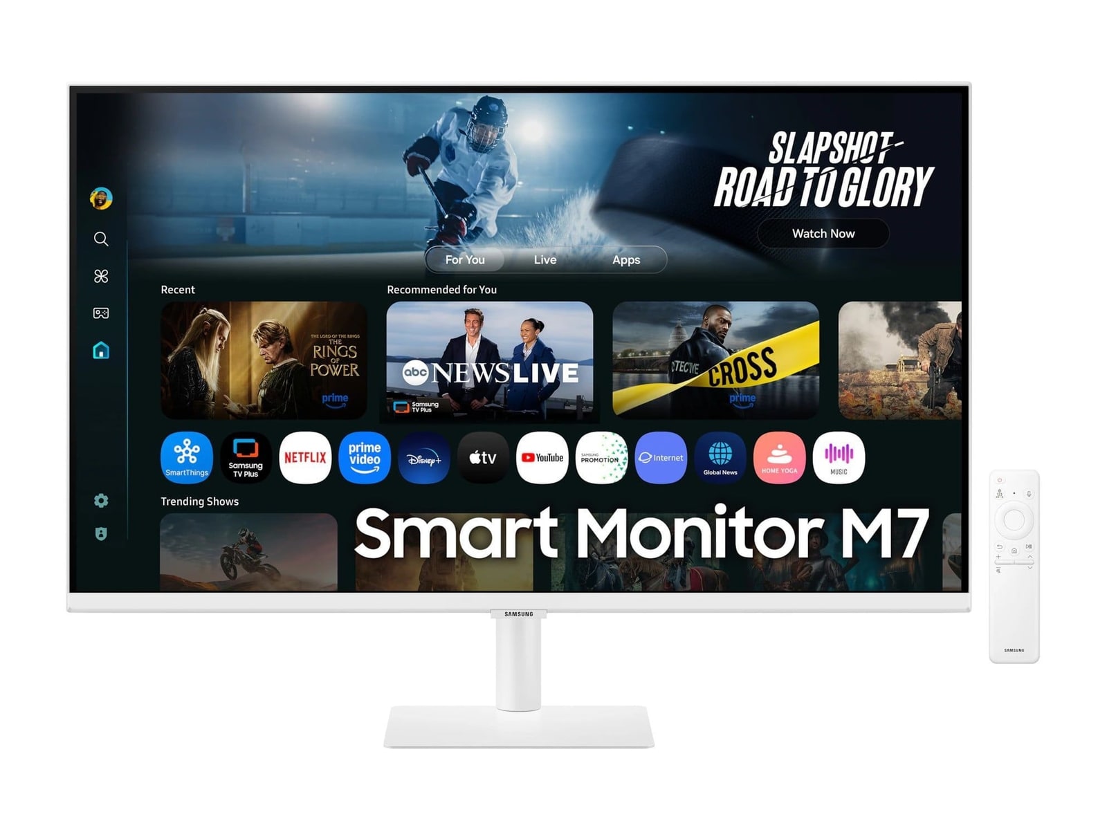 Samsung - 32 inch M7 M70F 3840 x 2160 4K/5K Monitors - White