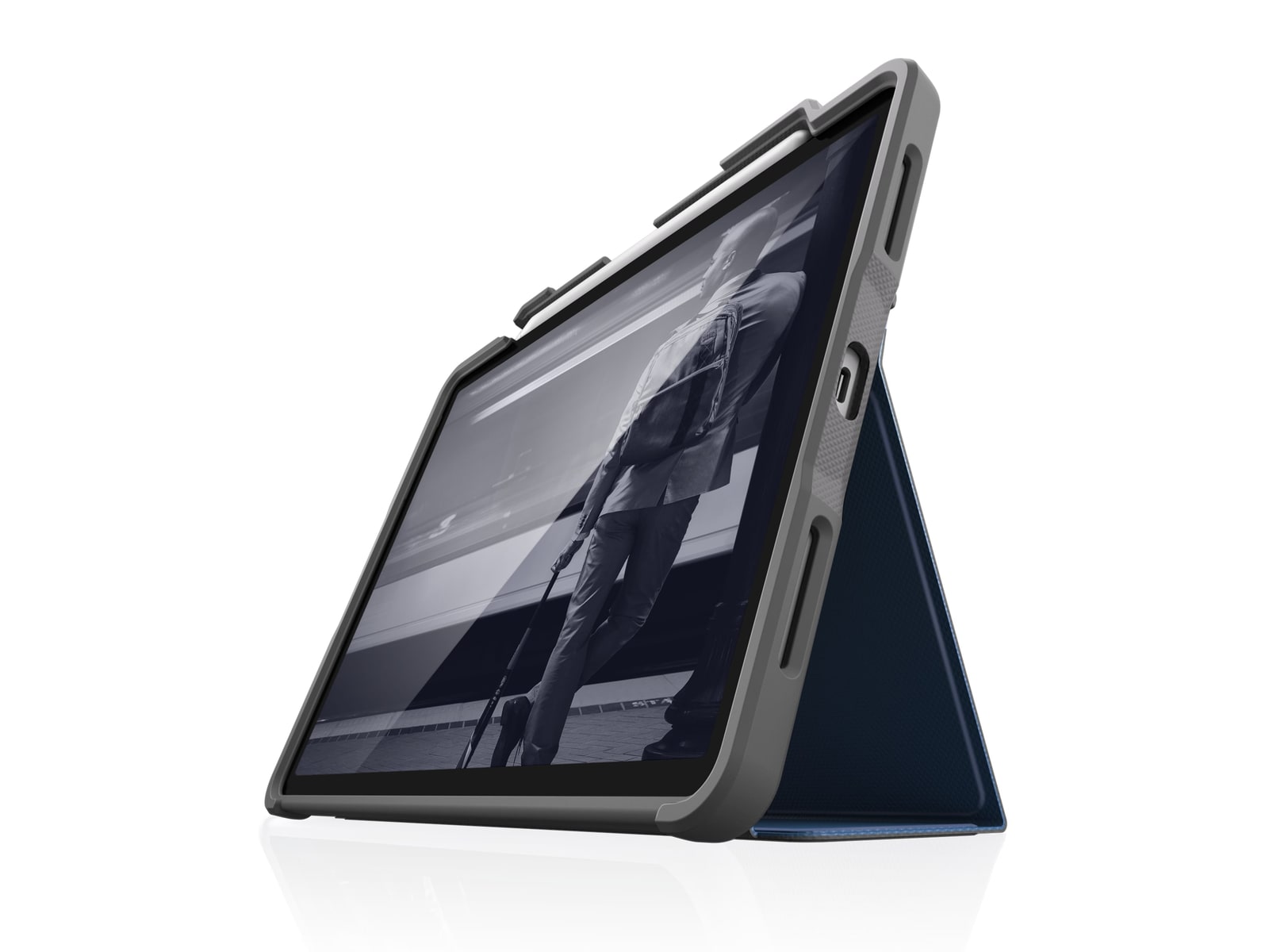 STM Goods - Dux Plus Case for iPad Pro 11" 4th/3rd/2nd/1st gen - Midnight Blue
