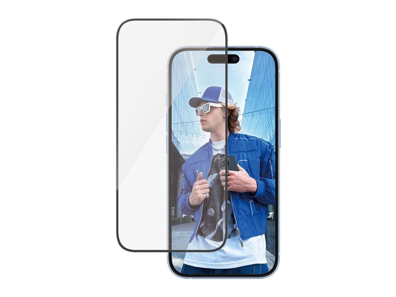 PanzerGlass - Screen Protector iPhone 16 Ultra-Wide Fit