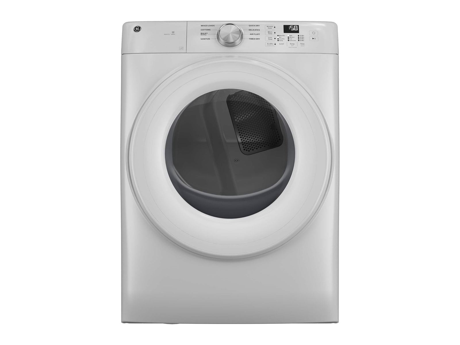 GE Appliances - GFD35ESSYWW 7.8 Cu. Ft. Stackable Smart Electric Dryers