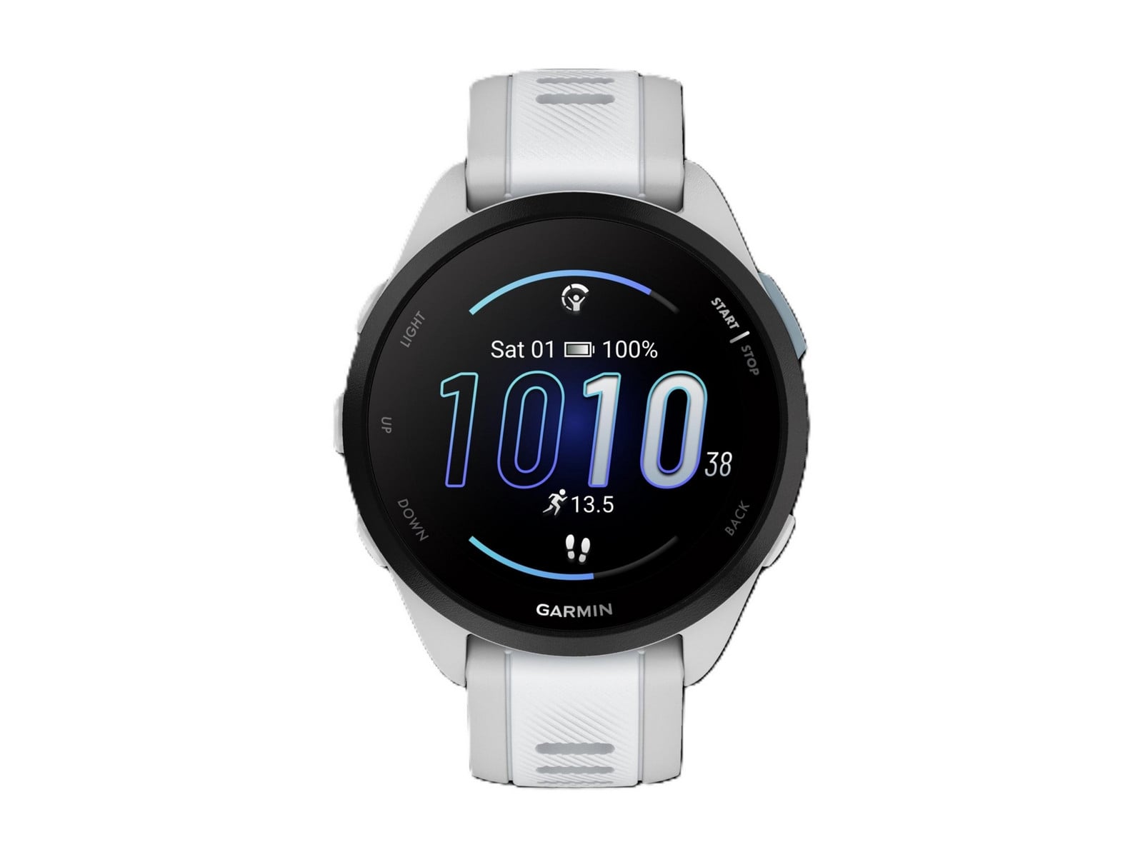 Garmin - Forerunner 165 Music Smart Watches - Light Gray