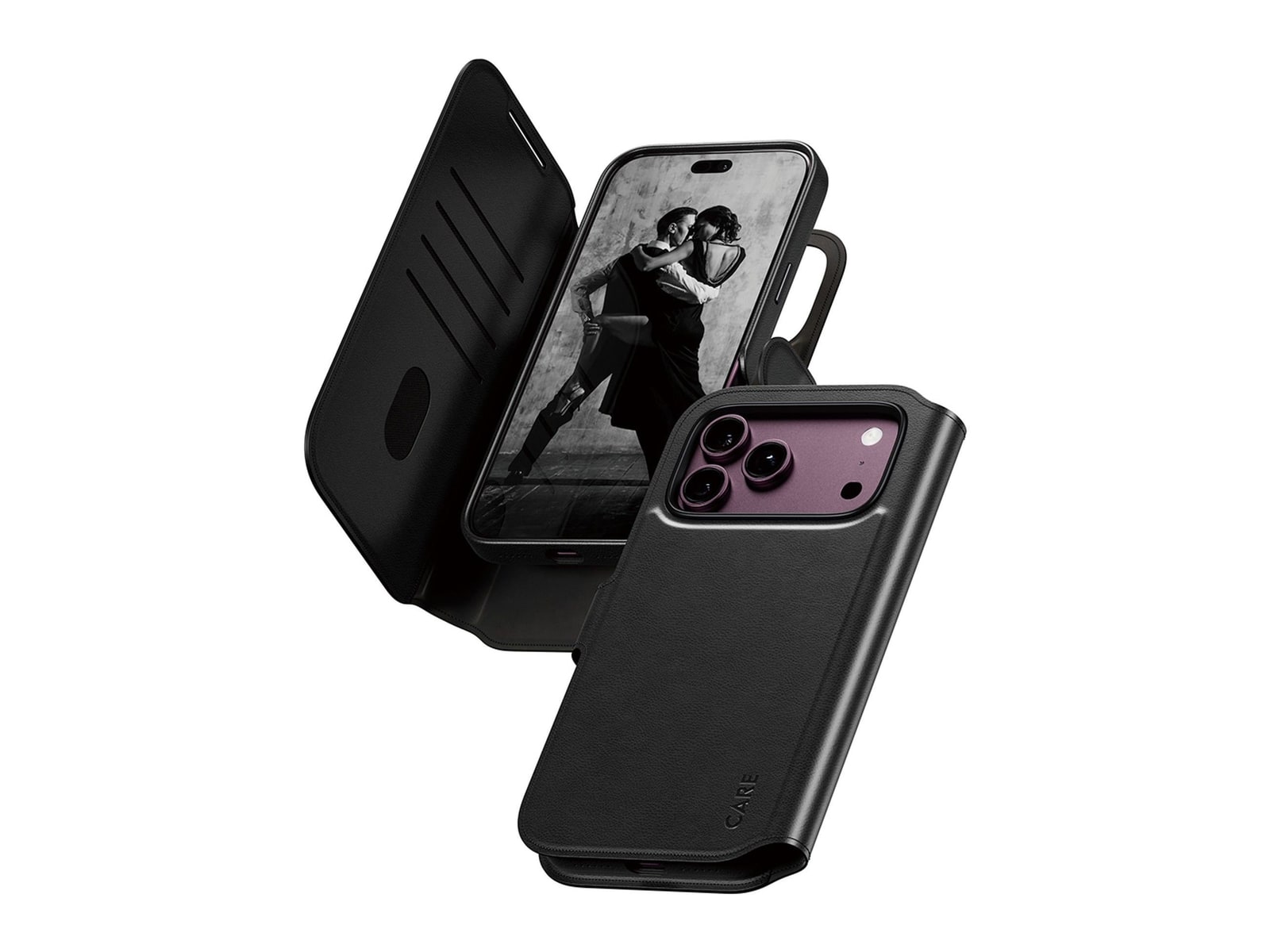PanzerGlass - CARE Tango 2-in-1 Wallet Case Black w. MagSafe iPhone 18 Pro Max