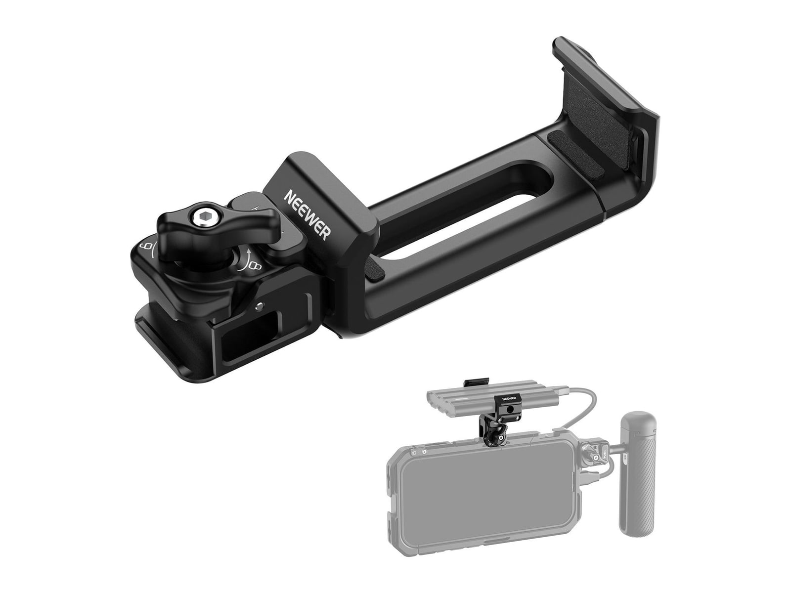 Neewer - PA129 Quick Release SSD Holder Camera Accessories - Black
