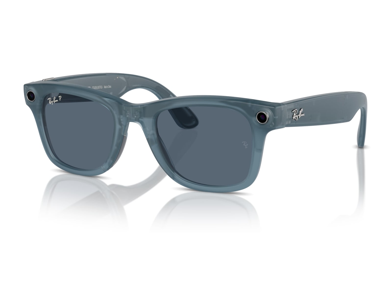 Ray-Ban Meta Wayfarer (Gen 1) — Matte Jeans, Polarized Blue
