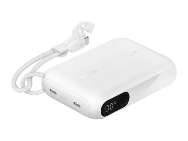 Belkin - BoostCharge Power Bank 10K with Display White Power Banks